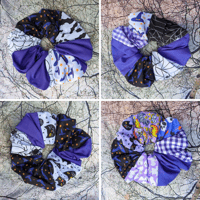 Image 1 of XXL Scrunchies (Patchwork Purple)