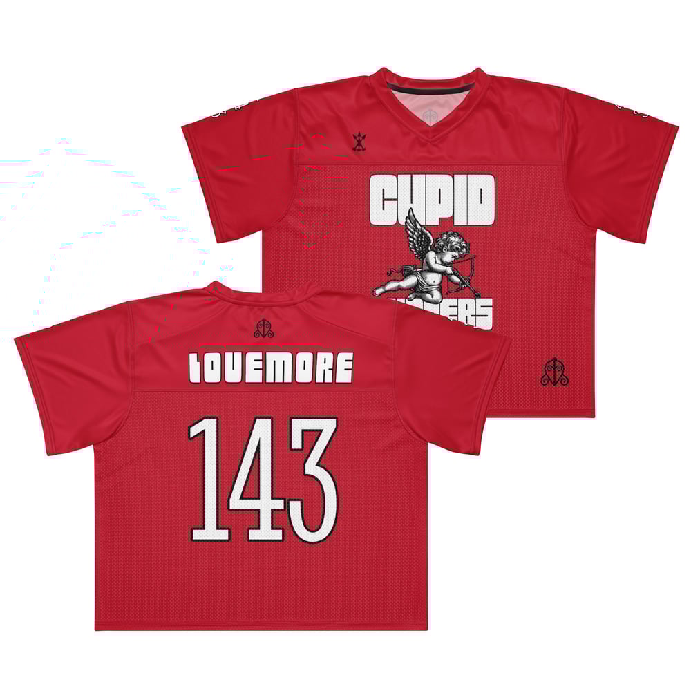 Image of Bay Area Cupid Hunters Mister Lovemore Limited Edition Red Jersey