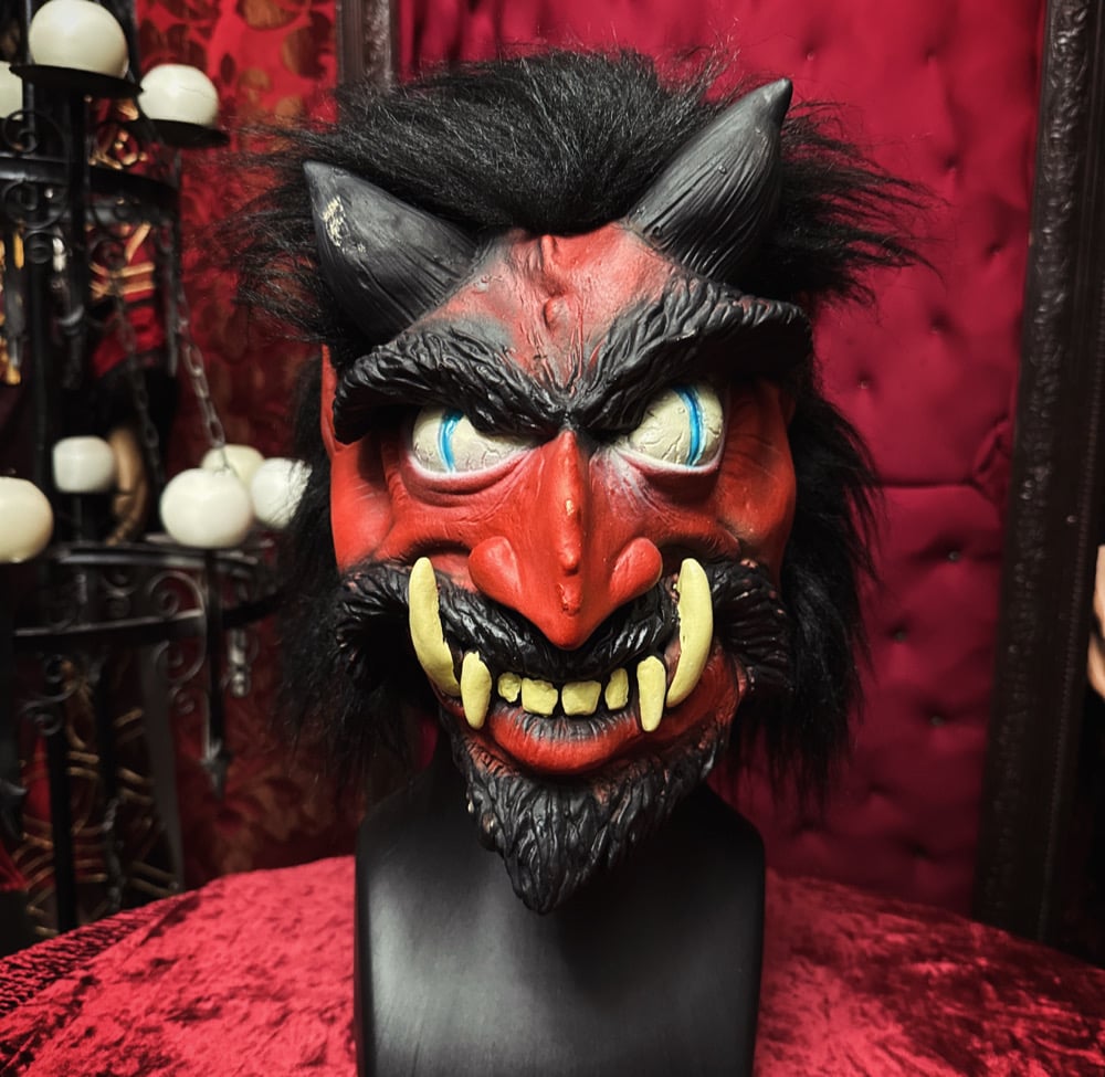 Image of Vintage Devil Krampus Mask 