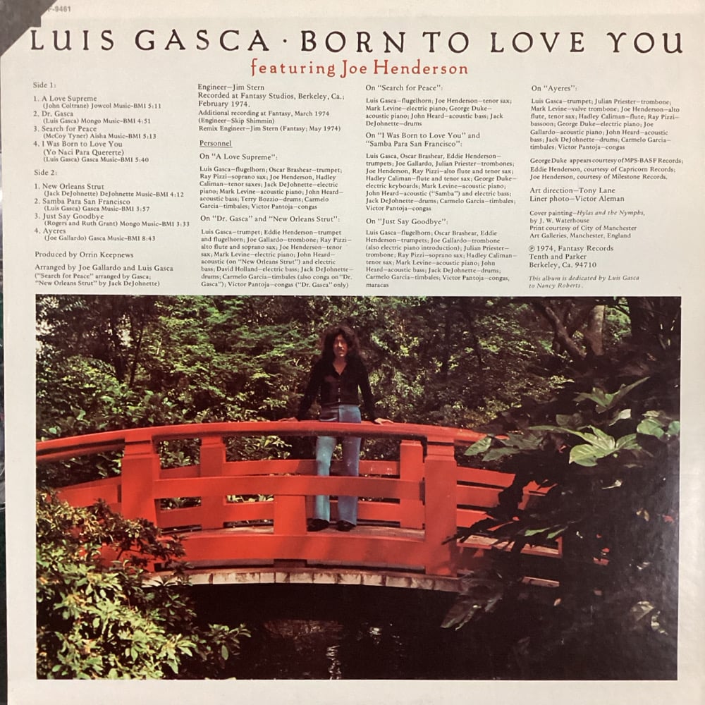 Luis Gasca - Born To Love You 