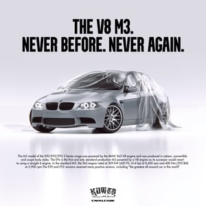 Image of E90 M3 Classic Advertisement Poster