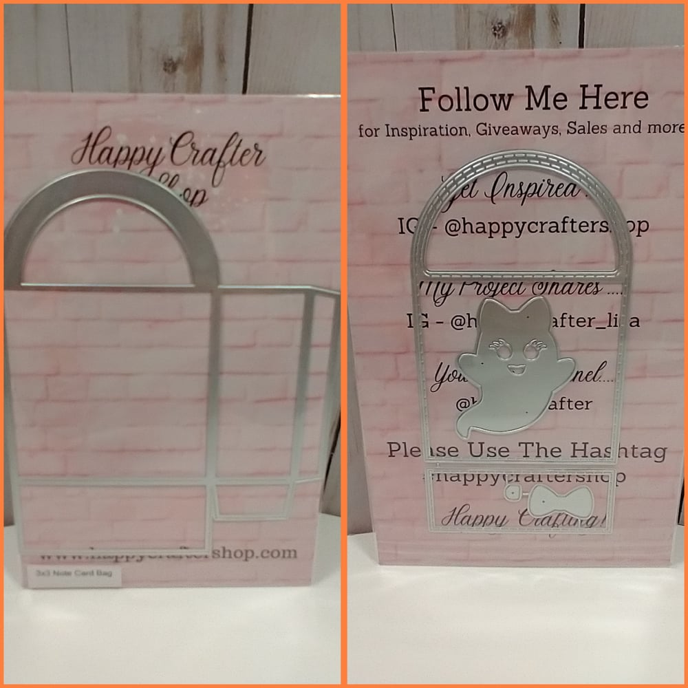 Image of 3x3 Note Card Bag Metal Die