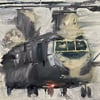 CH-47 Chinook Original Painting