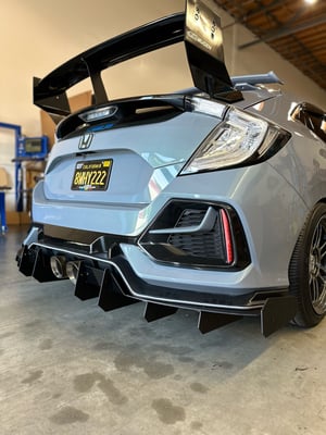 Image of 2016-2021 Honda Civic Sport “V3” rear diffuser