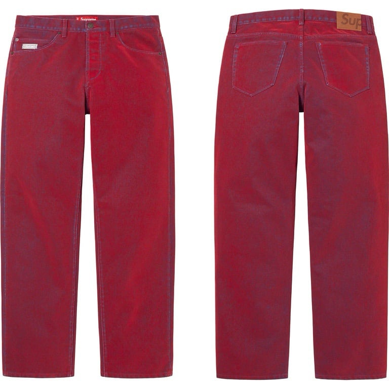 23 Supreme Flocked Regular Jeans - 32 | neverlandsupply