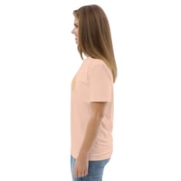 Image 4 of Peach Rosace Organic Cotton T-shirt