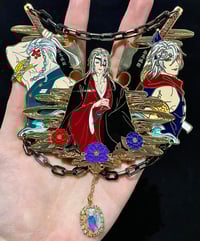 Image 2 of Sound Pillar Enamel Pin [IN HANDS]