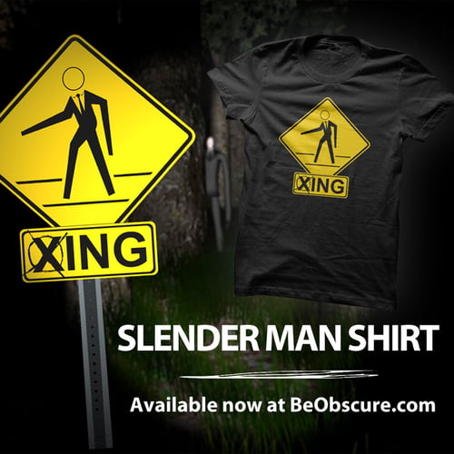 Image of Slendy X-ing (Slender Man) - Black