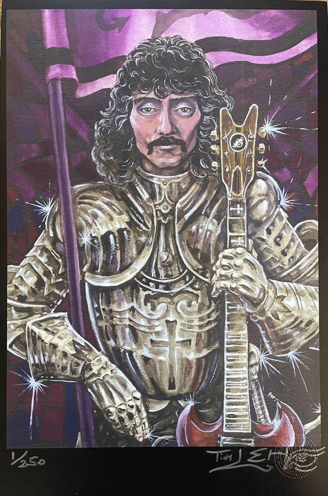 Image of Tim Lehi "Iommi Knight" Signed Poster