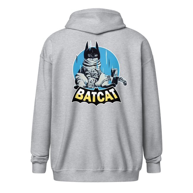 <b>BatCat</b><br>Unisex Zipper Hoodie