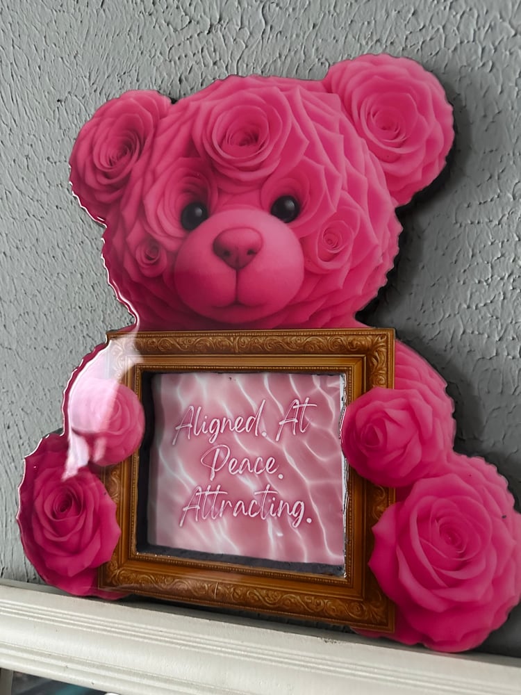 Bloom Blush Love Bear Frame 
