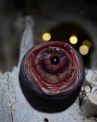 Image 14 of Custom Swappable Phone Grip for smartphones, reflective pupil, green glow in the dark