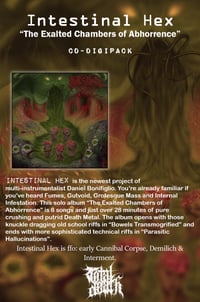Image 1 of INTESTINAL HEX (The Exalted Chambers of Abhorrence) CD Digipack 