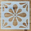 Agra Tile Stencil for Floors, Tiles and Wall-Moroccan Stencil-DIY Project. XS,S,M,L,XL