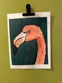 flamingo print