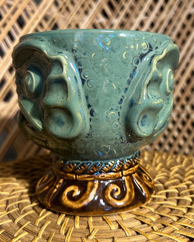“Punga’s Creature” Emerald & Brown Glaze - Free Shipping