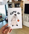“Game On” postcard
