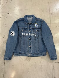 Image 1 of Custom Jean Jacket Drogba