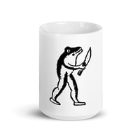 Image 2 of Eugene Teal FROGS Coffee Mug
