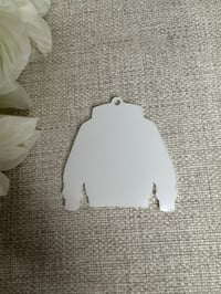 Image 2 of Acrylic Leavers Hoodie Keyring 