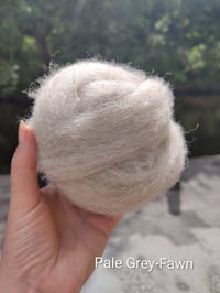 Image 6 of Carded Wool Sliver for Peg Loom Weaving, Felting or Spinning  
