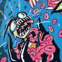 Image 2 of INVADER ZIM Doughnuts Cover Print (signed)