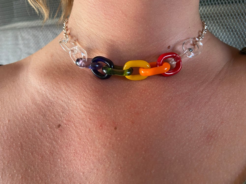 Image of Rainbow chain link 