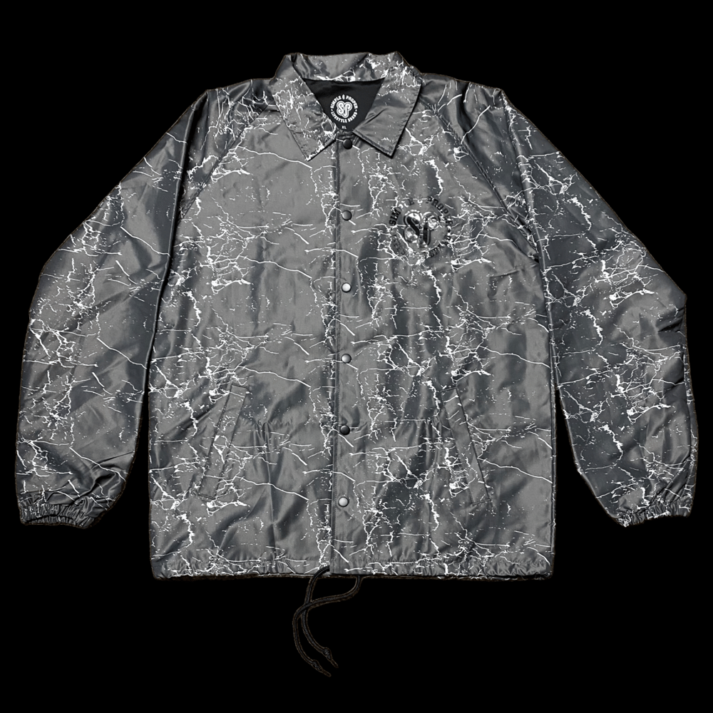 Image of S&P-“Circle Branded” MarblePrint Coaches Jacket