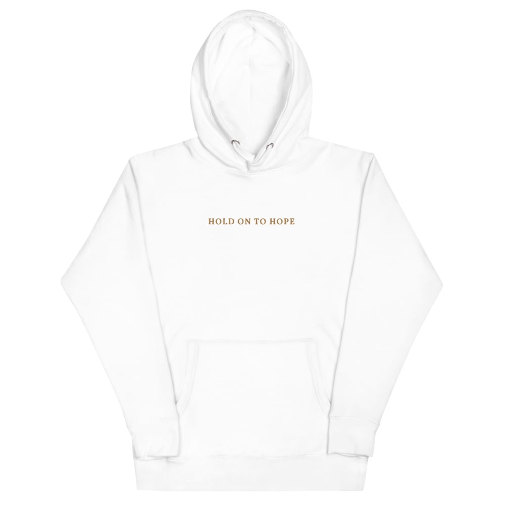 Image of Hold on to Hope Hoodie - Black & White