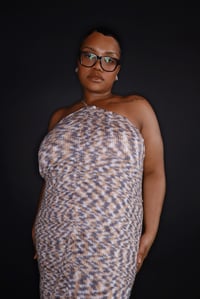 Image 4 of Flowy Knit Cover-Up Dress - Single Strap