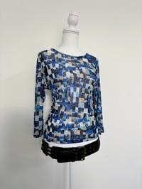 Image 1 of Vintage blue top // M