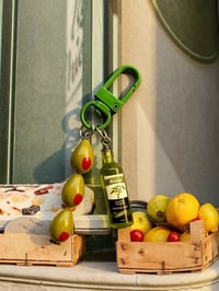 Image 4 of OLIVE OIL & OLIVES KEYRING 