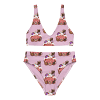 Image 1 of Sweet Boobies Recycled high-waisted bikini