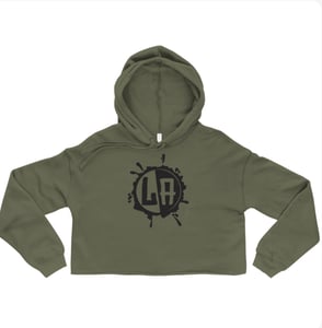 Image of LA splat Woman’s Cropped hoodie 