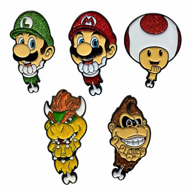 Super Mario Pack - Mario, Luigi, Toad, Bowser & Donkey Kong