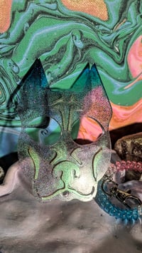 Image 3 of Doggy Keychain Bracelet in The Blues