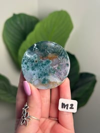 Image 13 of CHOOSE YOUR OWN MOSS AGATE DISK -INDIA- LOT 2