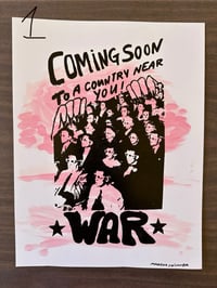 Image 1 of WAR Screen Prints