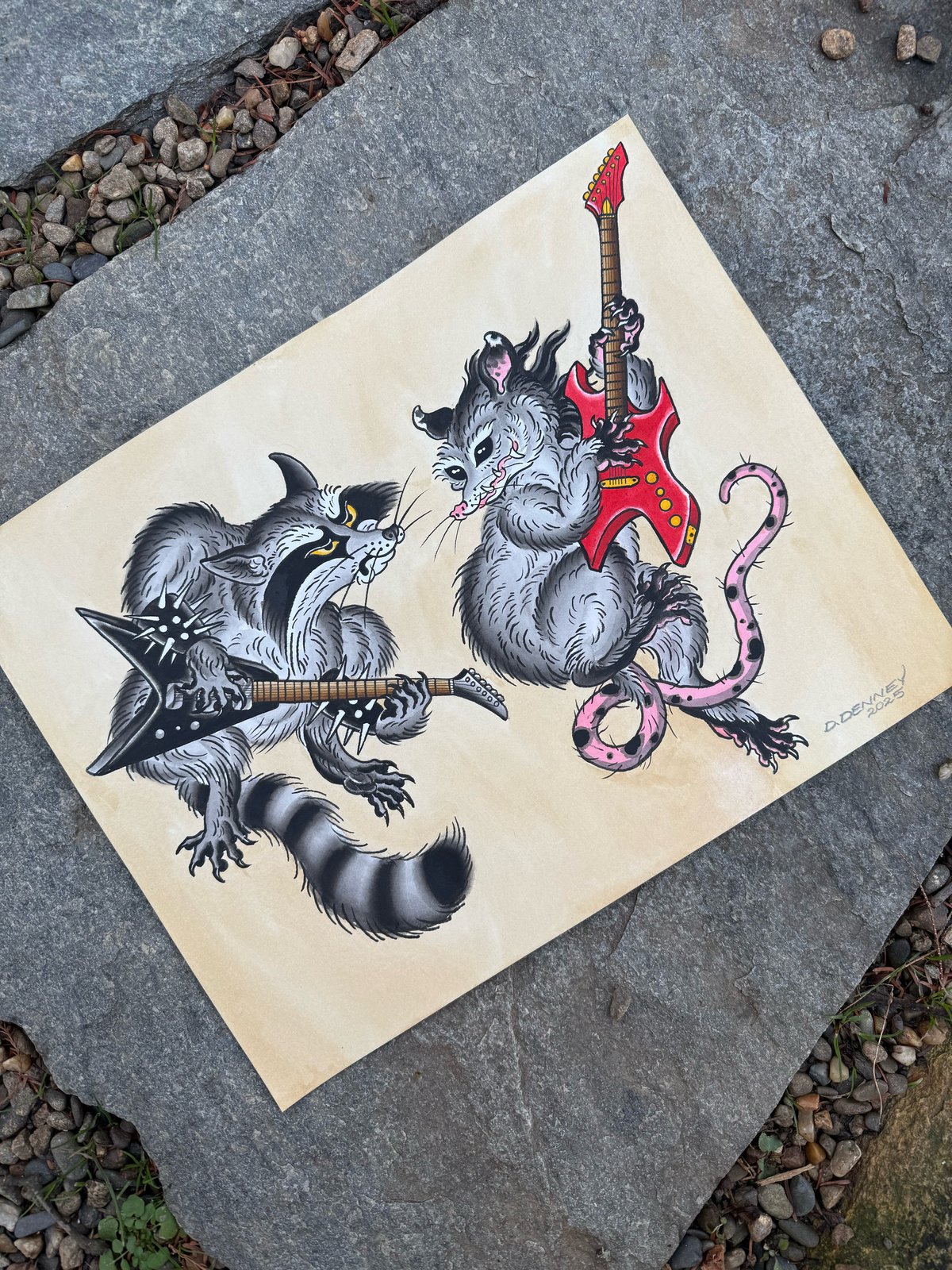 Image of Dueling Guitars Print