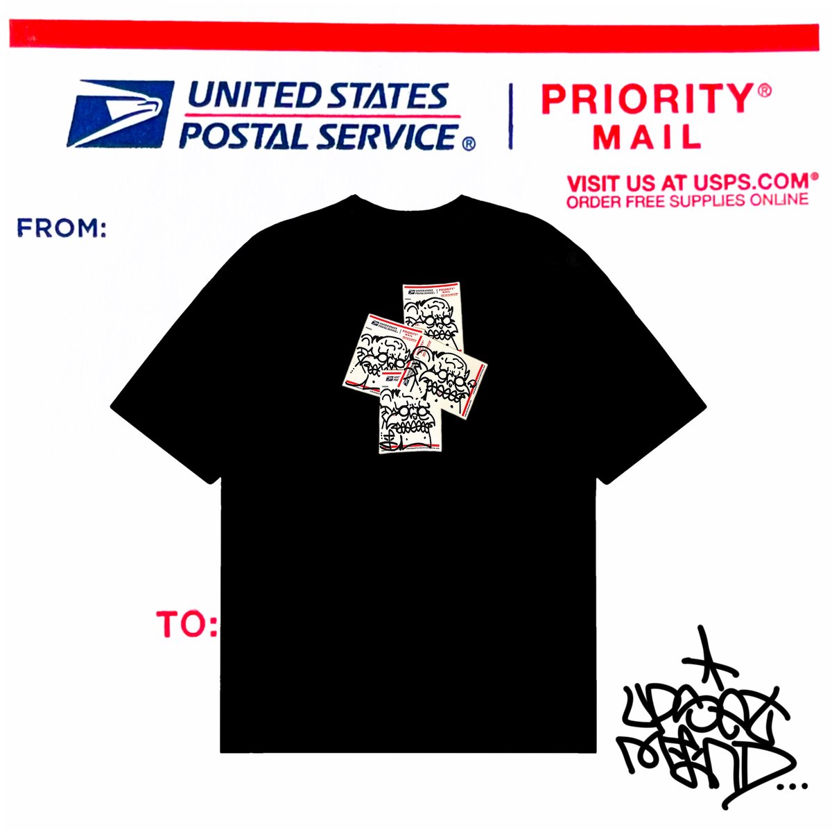 Image of Postal slap T 