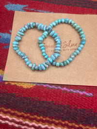 Image 2 of Turquoise Stretchy Bracelet