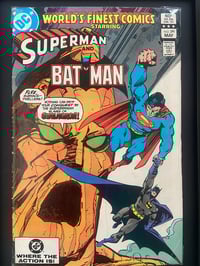 Image 2 of Superman and Batman, framed complete vintage DC comic, No 291 May 1983