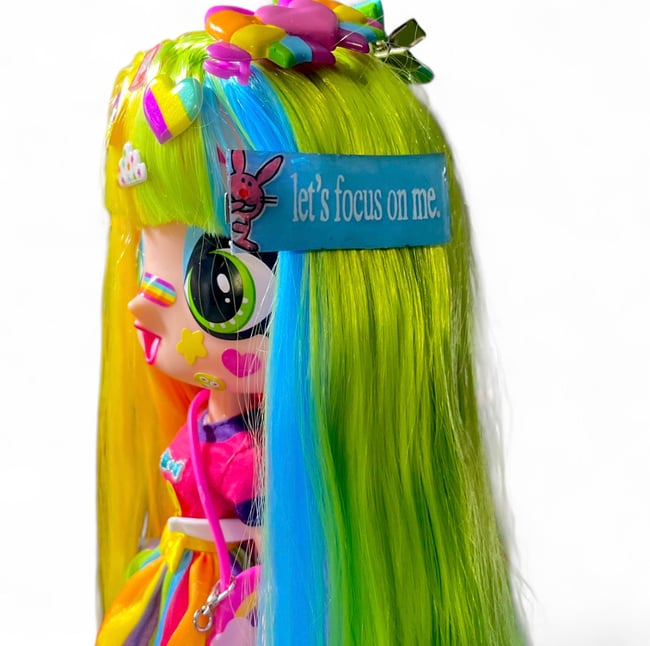 lets focus on me hairclip૮ ˶ᵔ ᵕ ᵔ˶ ა