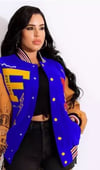 FIRST ROW BASEBALL JACKET BLUE
