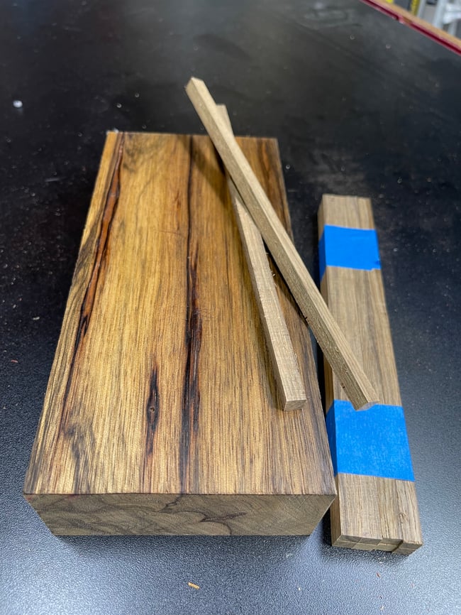 Black Limba Chopstick Blanks - Sets Of 8