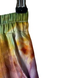 Image 8 of *IRREGULAR* S Woven Summer Set in Earthy Rainbow Watercolor Ice Dye