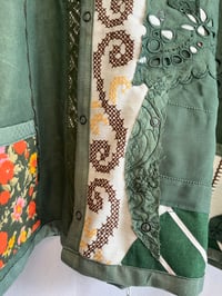 Image 5 of Sunday puzzle jacket, green (xs-xxl)