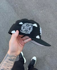 Image 3 of PARTLY CLOUDY  METS x YANKEES SUBWAY SERIES CUSTOM FITTED CAP
