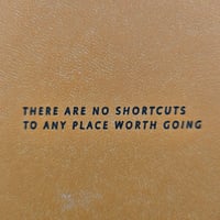 Image 4 of There Are No Shortcuts, 2nd edition / greeting card