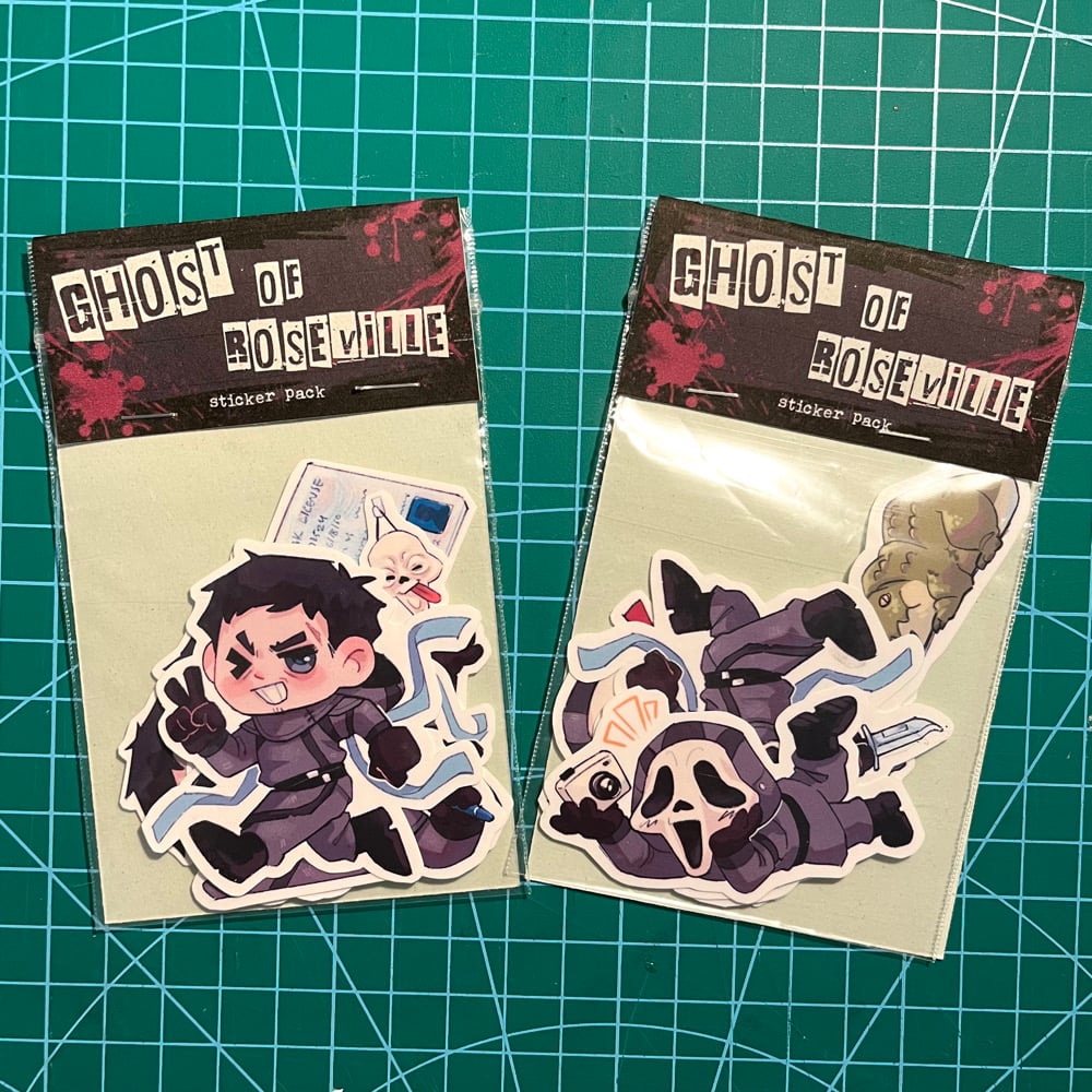 Image of GHOST OF ROSEVILLE STICKER PACK